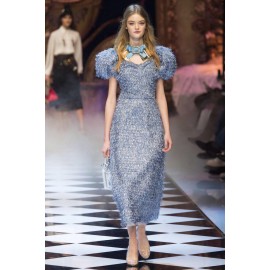 Ресни с лурекс Dolce & Gabbana сини преливащи